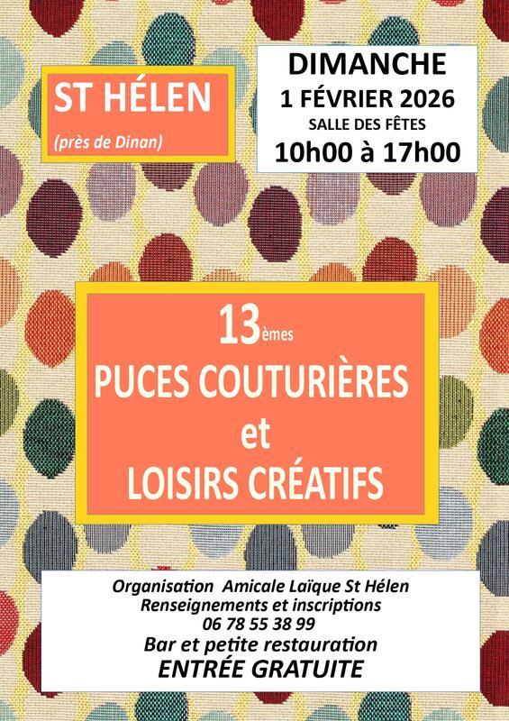 13èmes puces des couturières et loisirs créatifs