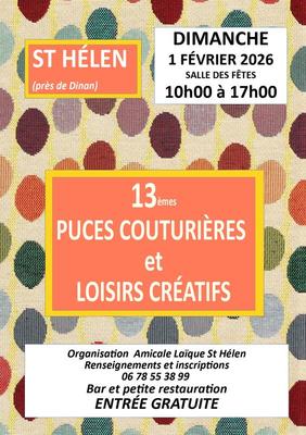 13èmes puces des couturières et loisirs créatifs