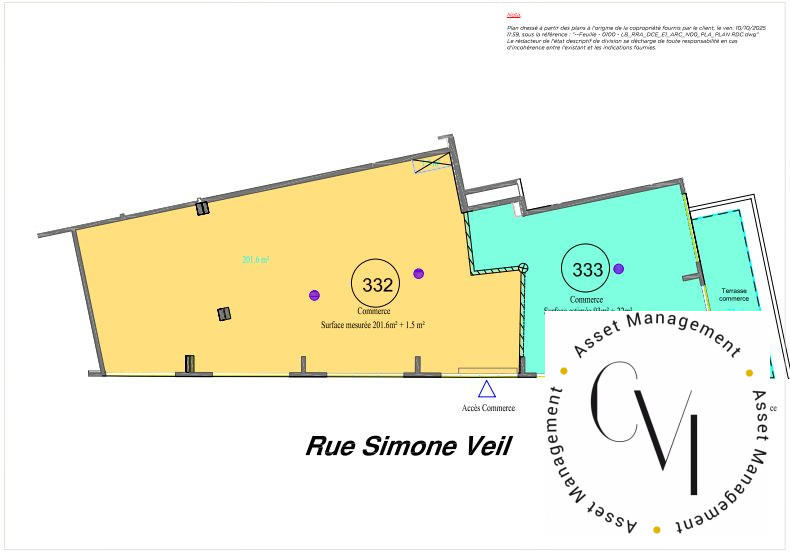 Local commercial - 203 m²