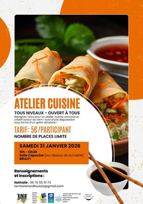 Atelier cuisine - nems