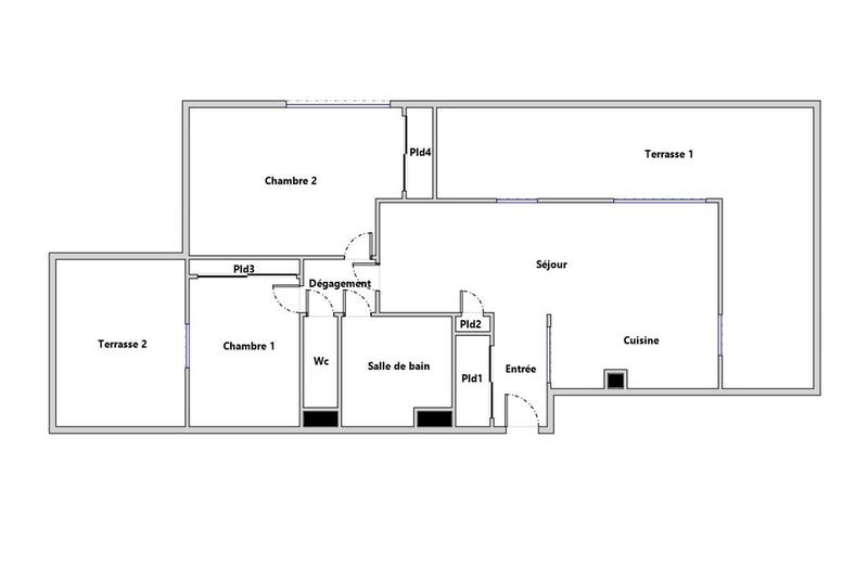Appartement - 68 m² - 3 pièces