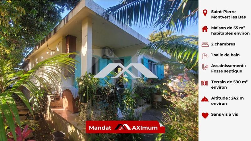 Maison - 55 m² - 3 pièces