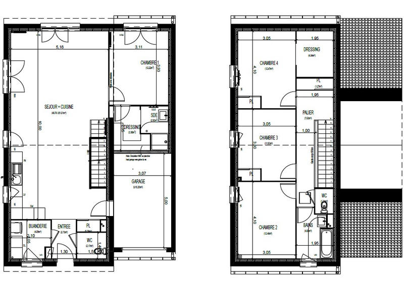 Maison - 134 m² - 5 pièces