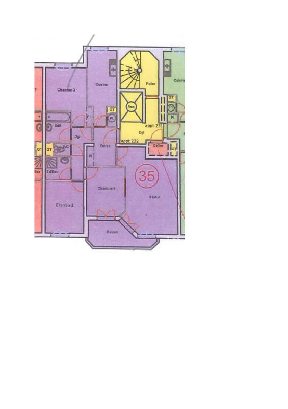 Appartement - 76 m² - 4 pièces