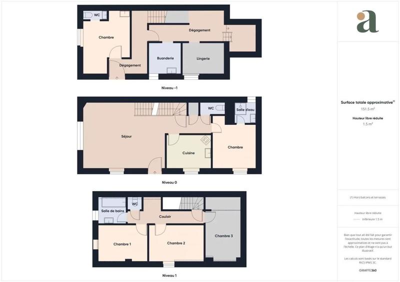 Maison ancienne - 111 m² - 5 pièces