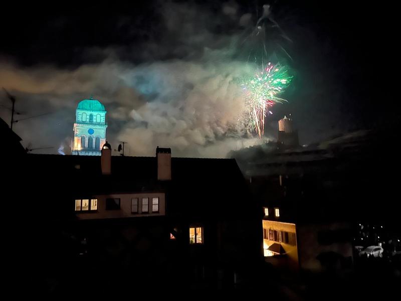 Feu d'artifice du réveillon de la Saint-Sylvestre
