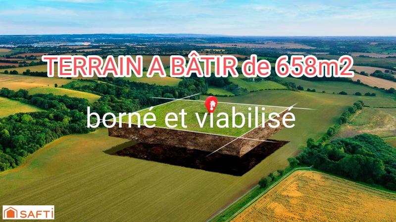 Terrain - 658 m²