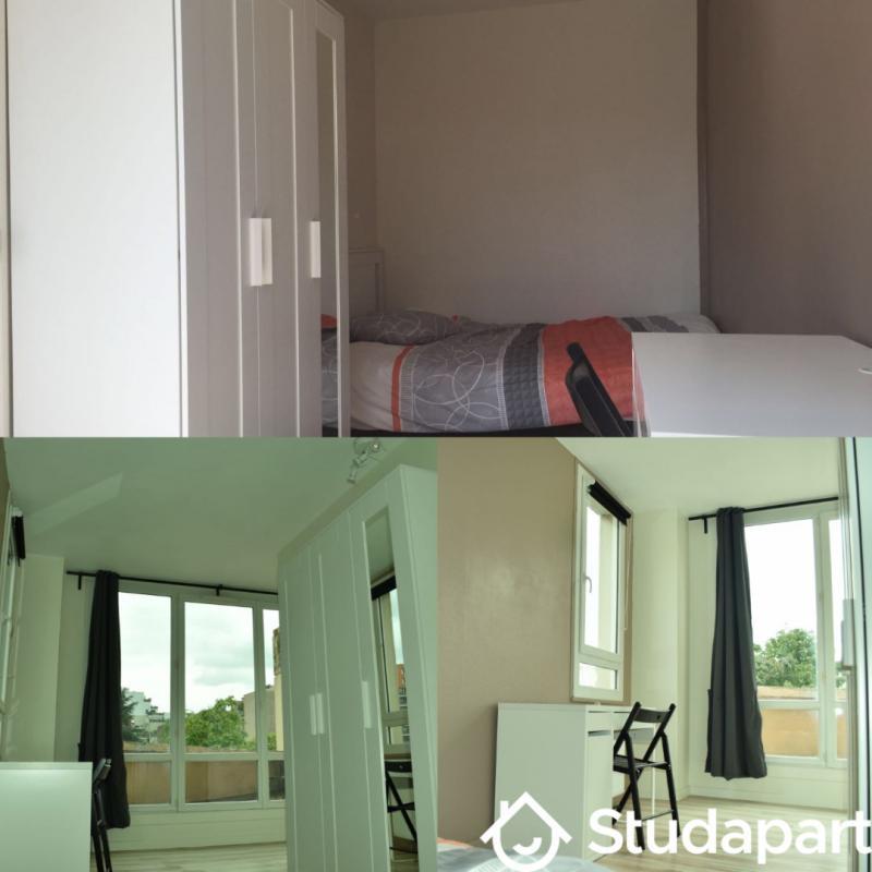 Chambre - 9 m² - 1 pièce