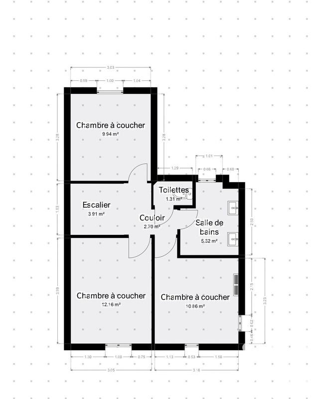 Maison - 100 m² - 4 pièces