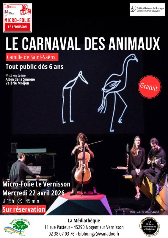 Carnaval des animaux (diffusion spectacle)