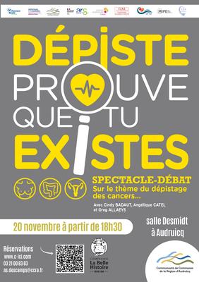 Dépiste, prouve que tu existes