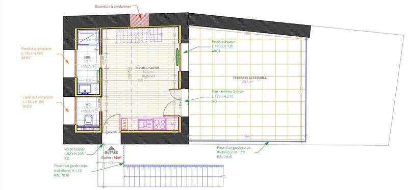 Immeuble - 110 m² - 10 pièces