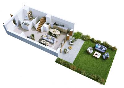 Maison - 86 m² - 4 pièces