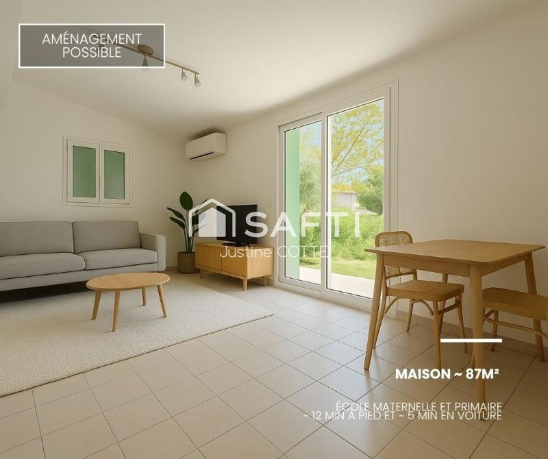 Maison - 87 m² - 4 pièces