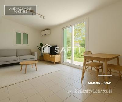 Maison - 87 m² - 4 pièces