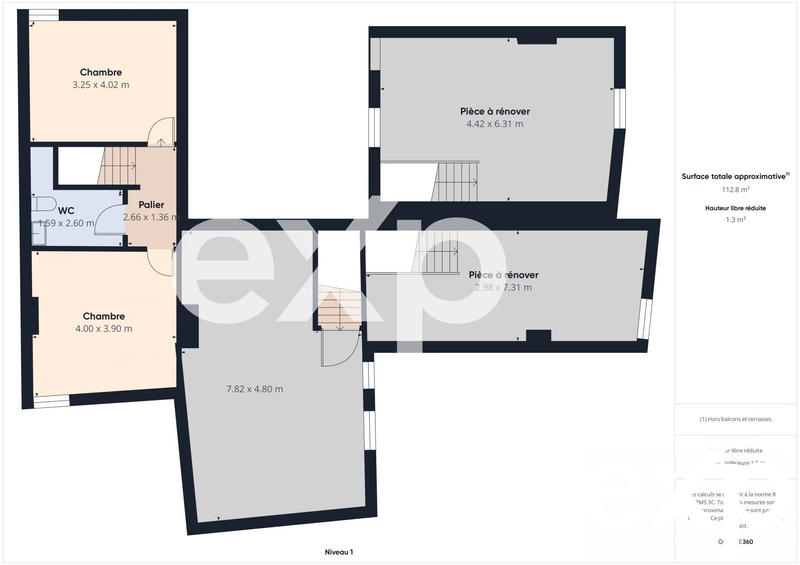 Maison - 97 m² - 4 pièces