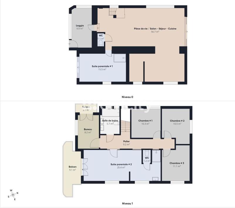 Pavillon - 189 m² - 8 pièces