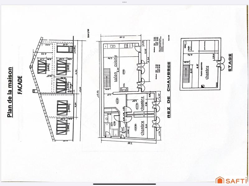Maison - 88 m² - 4 pièces