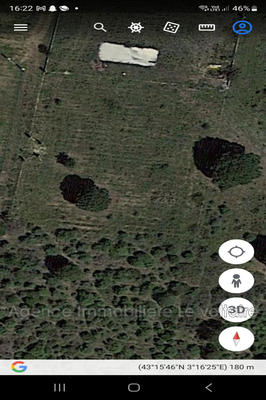 Terrain de loisirs - 1 400 m²