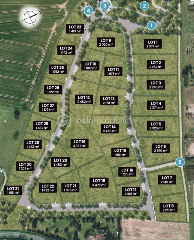 Terrain industriel - 1 269 m²