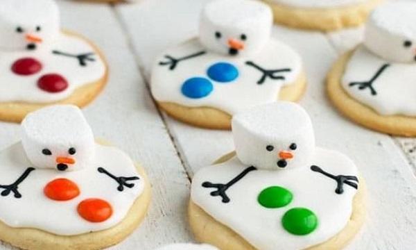 Cookie Bonhomme de Neige