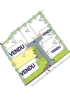 Terrain - 458 m²