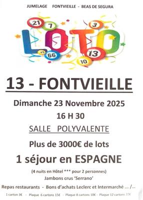 Loto de l'Association Béas de Segura