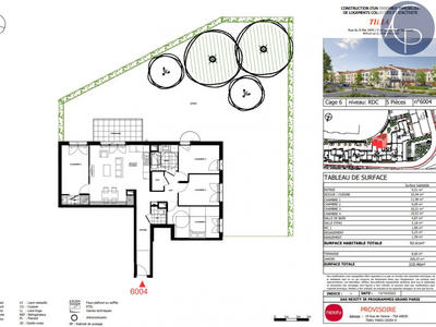 Appartement - 93 m² - 5 pièces