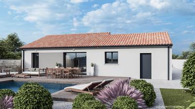 Maison - 76 m² - 5 pièces