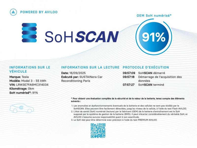 Tesla Model 3 Autonomie Standard Plus Rwd