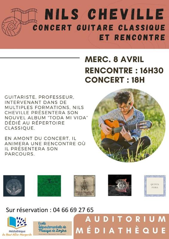 Concert Guitare Classique et Rencontre