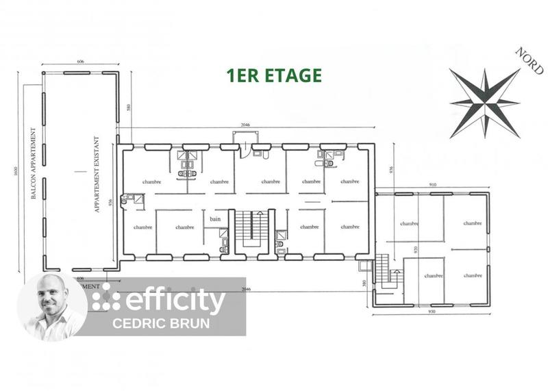 Immeuble - 1 475 m² - 46 pièces