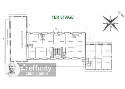 Immeuble - 1 475 m² - 46 pièces