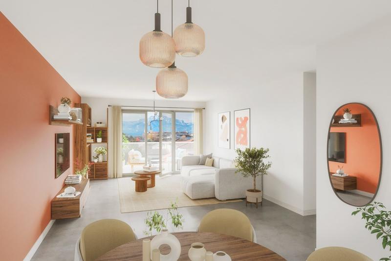 Appartement - 65 m² - 3 pièces