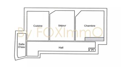 Appartement - 45 m² - 2 pièces