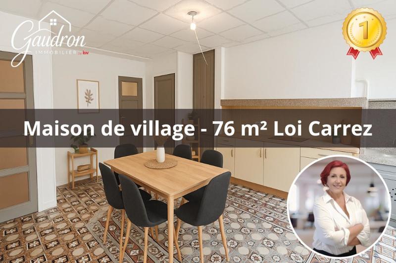 Maison de village - 76 m² - 4 pièces