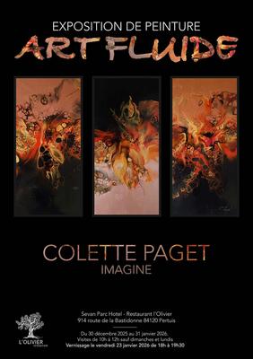 Exposition de peinture art fluide