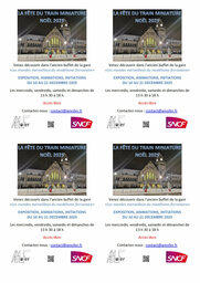 La fête du train miniature Noël 2025