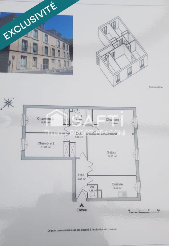 Appartement - 82 m² - 4 pièces