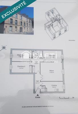 Appartement - 82 m² - 4 pièces