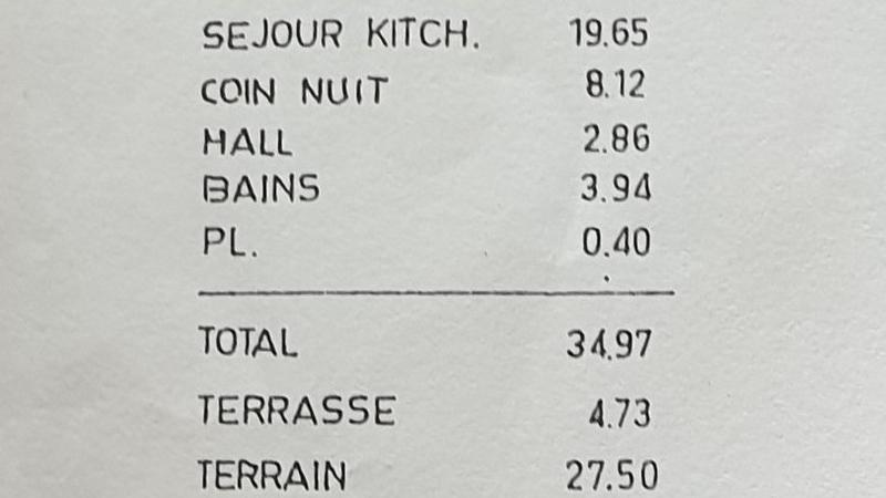 Appartement - 34 m² - 2 pièces