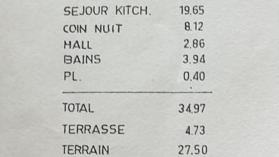 Appartement - 34 m² - 2 pièces