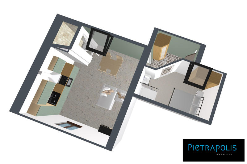 Appartement - 36 m² - 2 pièces