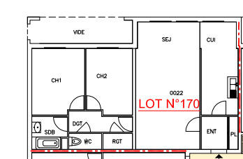 Appartement - 71 m² - 3 pièces