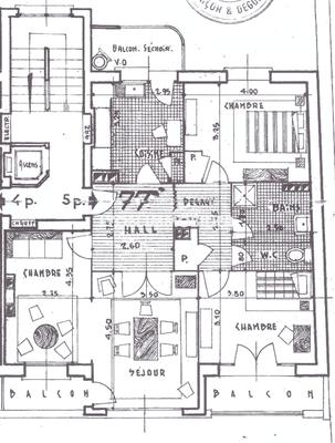 Appartement - 79 m² - 3 pièces