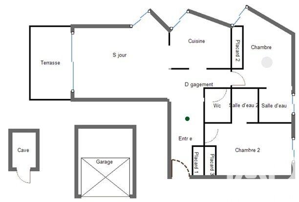 Appartement - 71 m² - 3 pièces