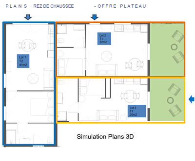 Appartement - 26 m² - 1 pièce