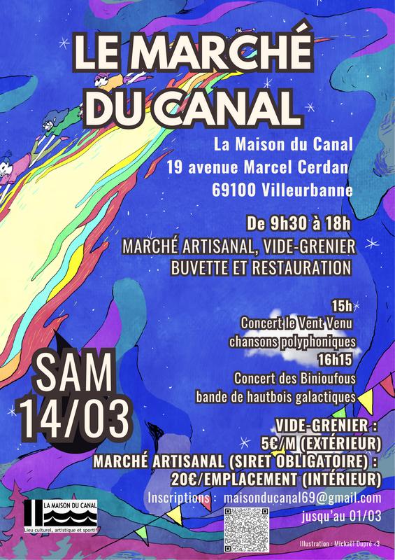 Le marché du canal - vide grenier