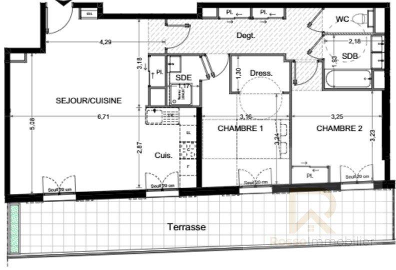 Appartement - 78 m² - 3 pièces