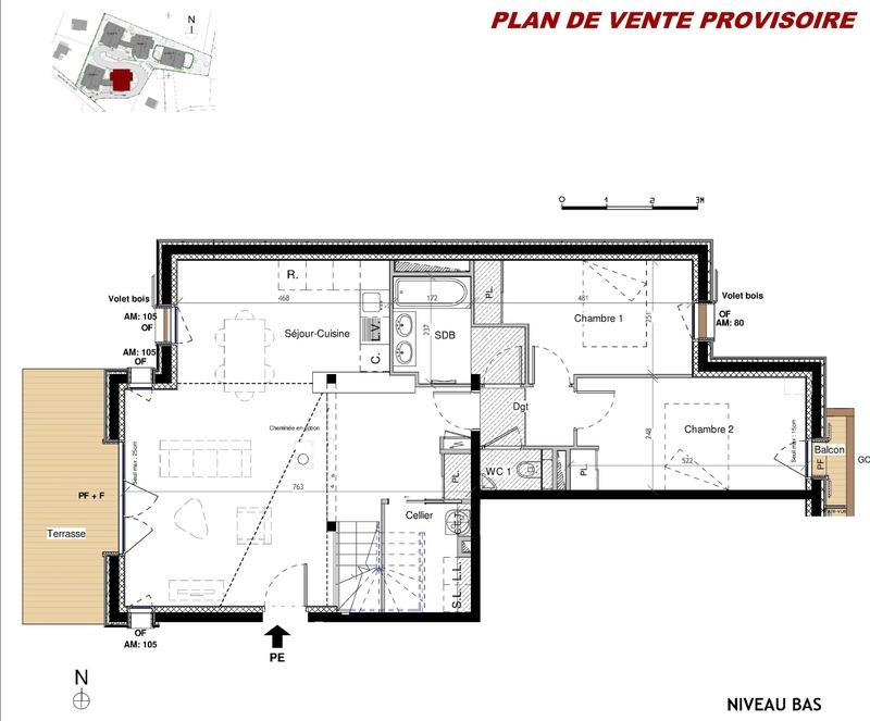 Appartement - 41 m² - 2 pièces